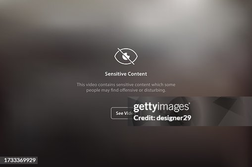 Sensitive Content Background Vector Design. Sensitive Content Background Vector Design.