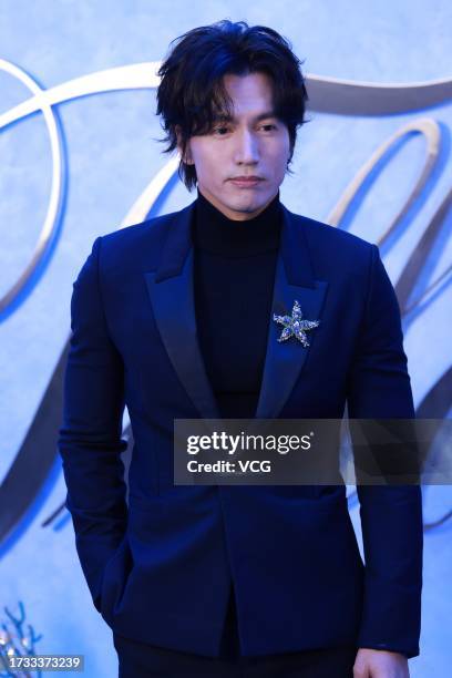 Actor Jerry Yan attends Tiffany & Co. Commercial event on October 13, 2023 in Shanghai, China.