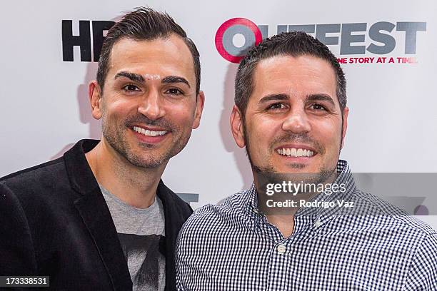 Proposition 8 plaintiffs Paul Katami and Jeff Zarrillo arrives at the 13th Annual Outfest Opening Night Gala of "C.O.G." at Orpheum Theatre on July...