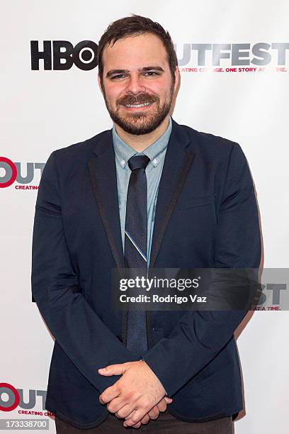 Director Kyle Patick Alvarez arrives at the 13th Annual Outfest Opening Night Gala Of "C.O.G." at Orpheum Theatre on July 11, 2013 in Los Angeles,...