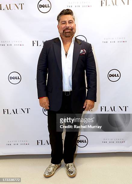 Luis Barajas, Editor In Chief Flaunt Magazine attends Flaunt Magazine and David Lynch celebrate the Shared Releases Of Context Issue and The Big...
