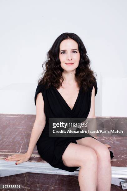 Actor Chloe Lambert is photographed for Paris Match on June 25, 2013 in Paris, France.