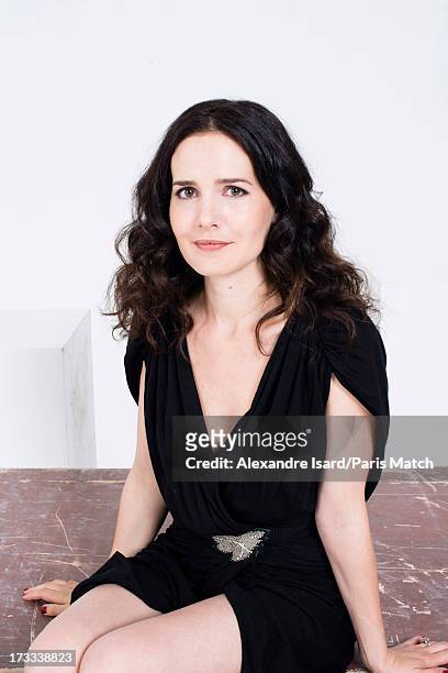 Actor Chloe Lambert is photographed for Paris Match on June 25, 2013 in Paris, France.