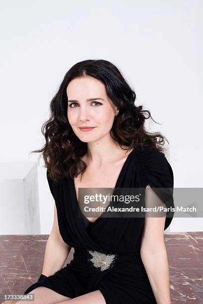 Actor Chloe Lambert is photographed for Paris Match on June 25, 2013 in Paris, France.