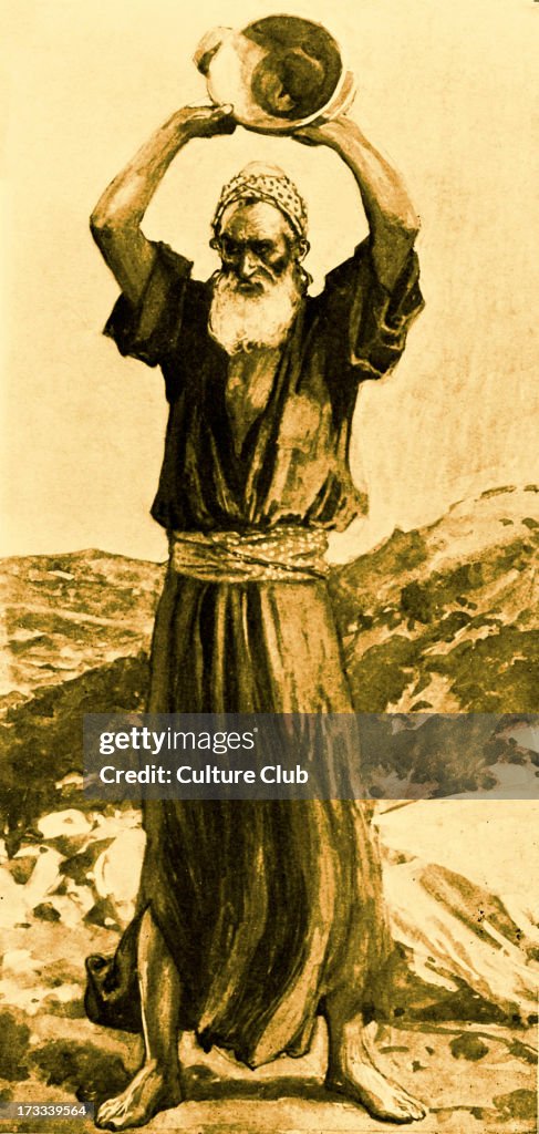 Jeremiah Background Jeremiah by J James Tissot. Illustration to book of Jeremiah, 14.11 ...