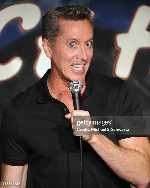 Comedian and actor Michael McDonald performs during his appearance at The Ice House Comedy Club on July 11, 2013 in Pasadena, California.