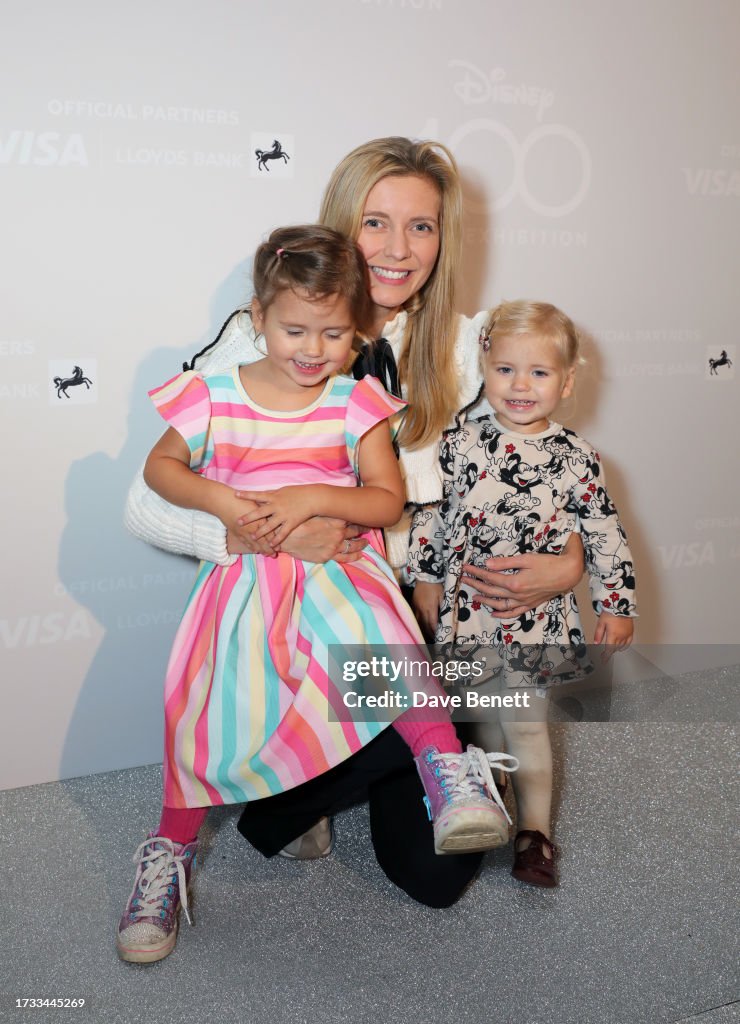 Rachel Riley Cartoon Rachel Riley attends the VIP Launch of Disney100: The Exhibition ...