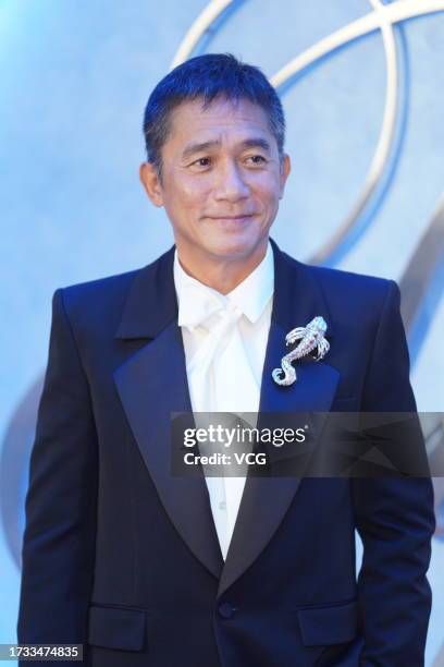 Actor Tony Leung Chiu-wai attends Tiffany & Co. Commercial event on October 13, 2023 in Shanghai, China.