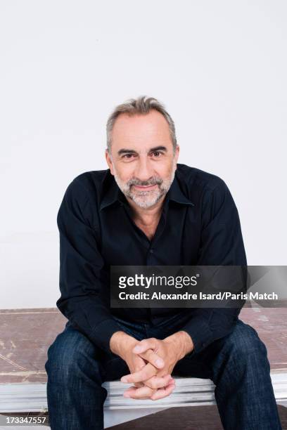 Actor Antoine Dulery is photographed for Paris Match on June 25, 2013 in Paris, France.