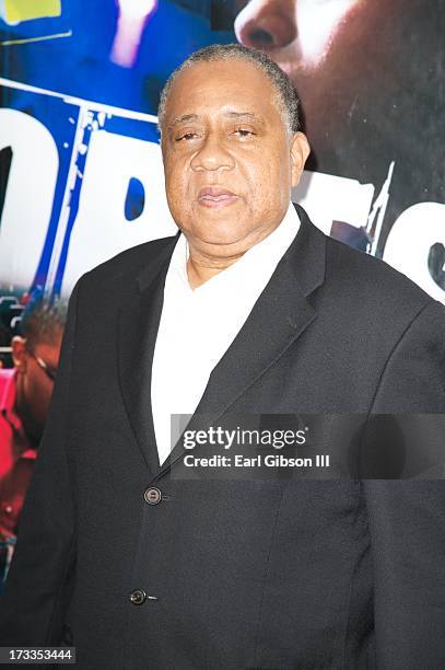 Actor Barry Shabaka Henley attends the premiere of 'Soul Children Of Chicago' at Historic American Legion - Post 43 on July 11, 2013 in Los Angeles,...