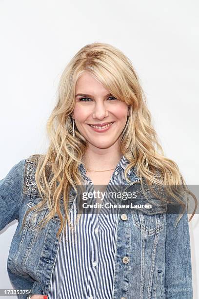 Actress Lily Rabe attends Abercrombie & Fitch's "Stars on the Rise" event at Abercrombie & Fitch on July 11, 2013 in Los Angeles, California.