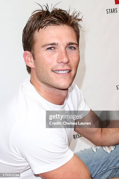 Actor Scott Eastwood attends Abercrombie & Fitch's "Stars on the Rise" event at Abercrombie & Fitch on July 11, 2013 in Los Angeles, California.