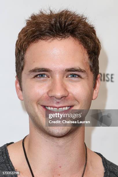 Actor Stephen Lunsford attends Abercrombie & Fitch's "Stars on the Rise" event at Abercrombie & Fitch on July 11, 2013 in Los Angeles, California.