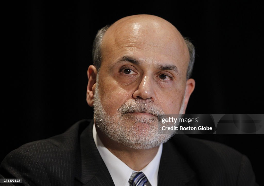 Federal Reserve Chairman Ben S. Bernanke In Cambridge