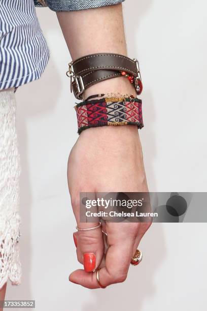 Actress Lily Rabe attends Abercrombie & Fitch's "Stars on the Rise" event at Abercrombie & Fitch on July 11, 2013 in Los Angeles, California.