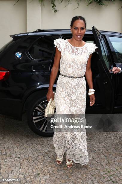 Barbara Becker arrives for the Cinema for Peace UN women honorary dinner at Soho House on July 12, 2013 in Berlin, Germany.