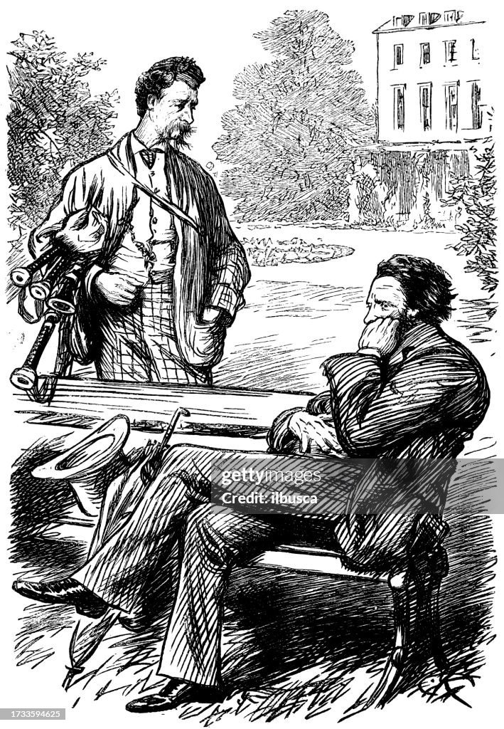 British satire caricature comic cartoon illustration