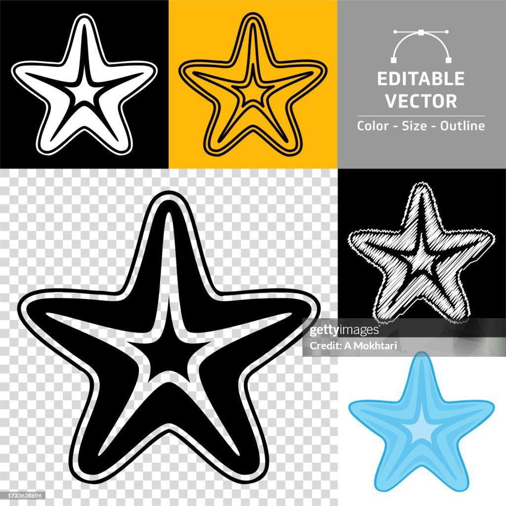 Starfish icon.