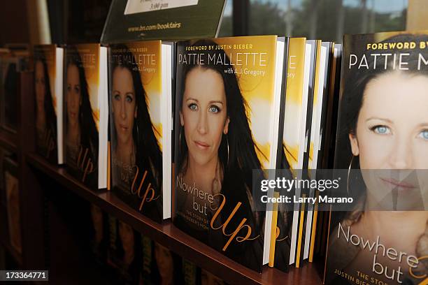 Atmosphere as Pattie Mallette signs copies of "Nowhere But Up" at Barnes & Noble on July 12, 2013 in Fort Lauderdale, Florida.