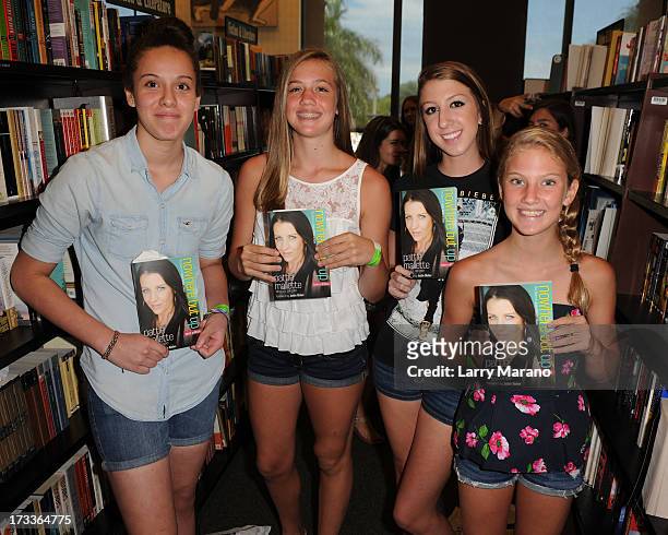 Atmosphere as Pattie Mallette signs copies of "Nowhere But Up" at Barnes & Noble on July 12, 2013 in Fort Lauderdale, Florida.