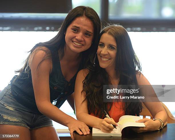 Pattie Mallette signs copies of "Nowhere But Up" at Barnes & Noble on July 12, 2013 in Fort Lauderdale, Florida.