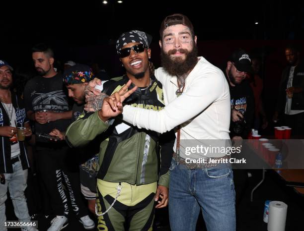 Metro Boomin and Post Malone attend Amazon Music Live Concert Series 2023 on October 12, 2023 in Los Angeles, California.