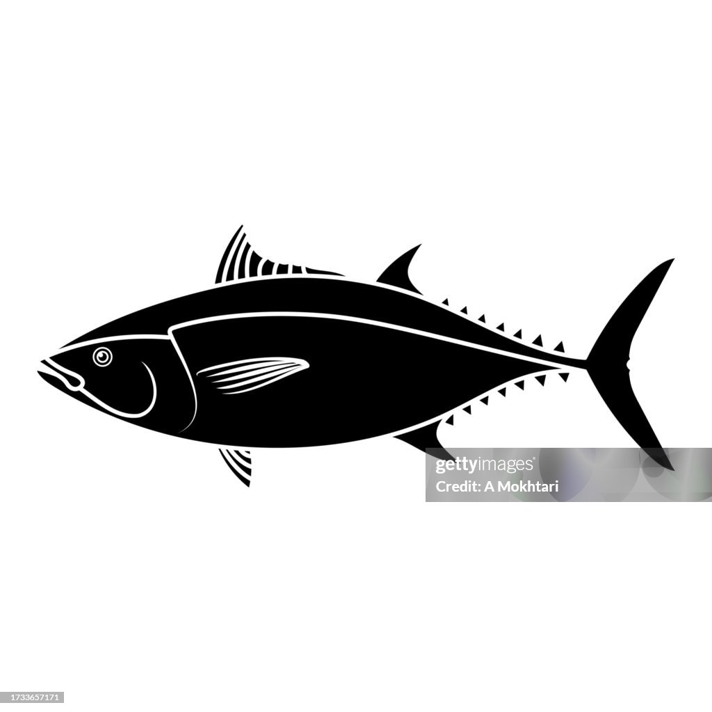 Tuna fish icon.