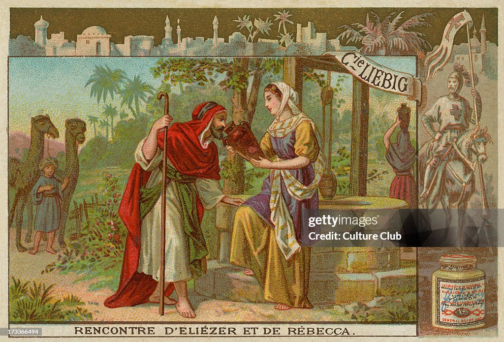 Eliezer and Rebecca at the well