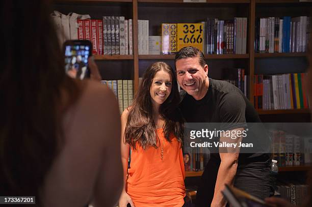 Pattie Mallette, mother of Justin Bieber, signs copies of her book "Nowhere But Up - Teen Edition" at Books and Books on July 12, 2013 in Coral...