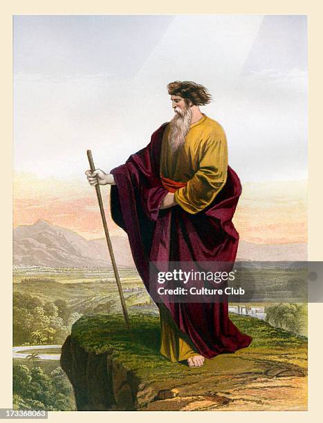 Moses Visual Evidence 12 Moses Viewing The Promised Land Stock Photos, High-Res Pictures, and ...