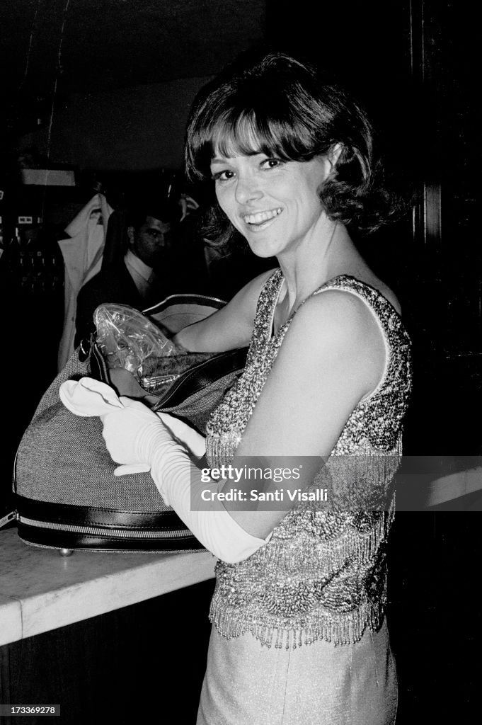 Actress Claudia Cardinale Posing For A Photo