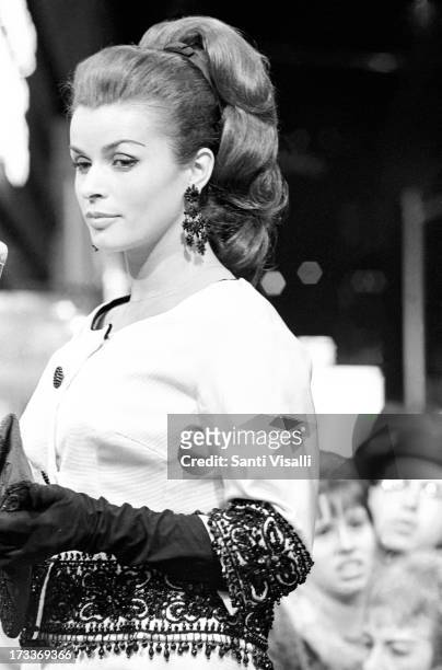 Actress Senta Berger at a movie premiere on May 5,1966 in New York, New York.