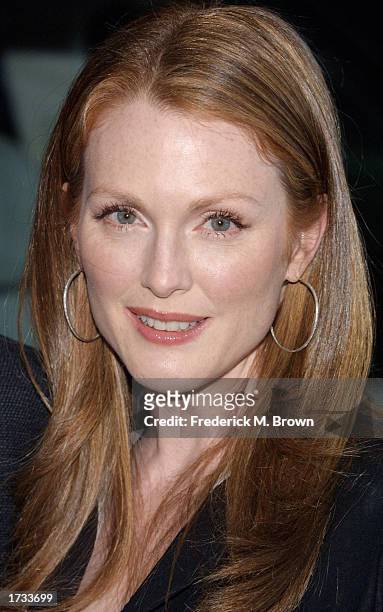 Actress Julianne Moore and her guest attends the 9th Annual BAFTA/LA Tea Party on January 18, 2003 in Century City, California.