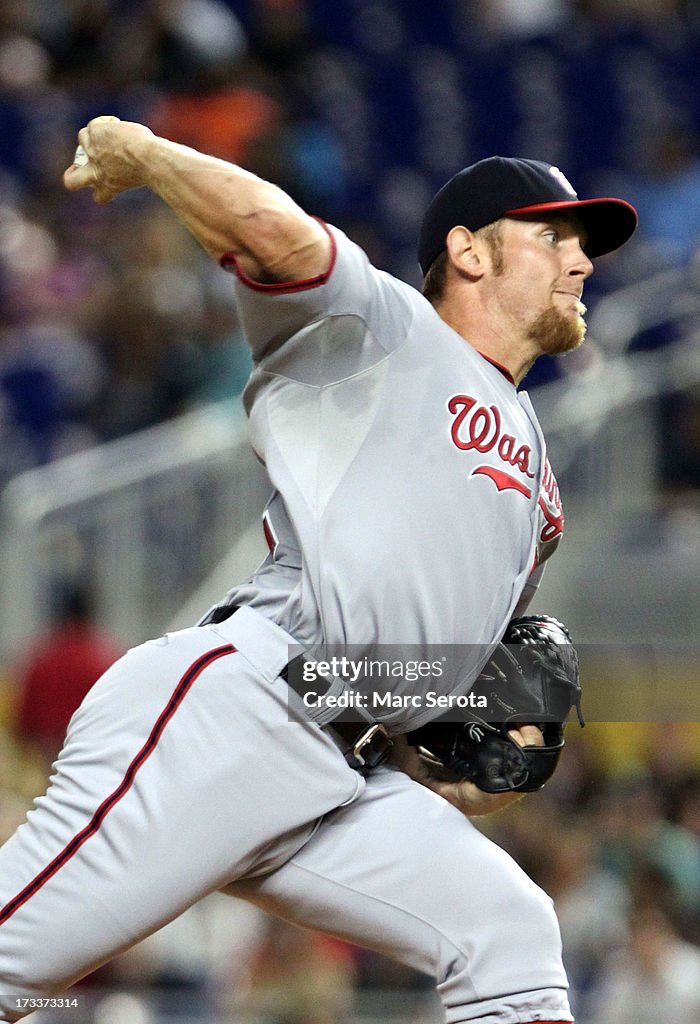 Washington Nationals v Miami Marlins