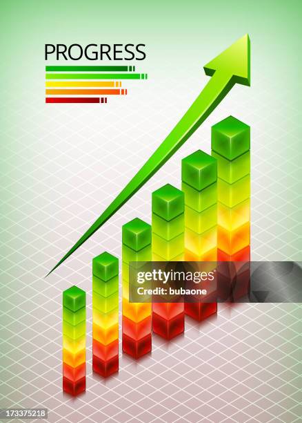 progress cubes on custom business background - org chart background stock illustrations