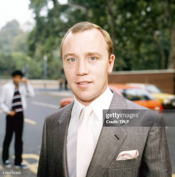 Portrait of retired British boxer Gary Davidson, London, England, September 29, 1983.