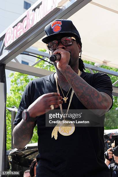 Rapper Wale performs during Ditch Fridays at the Palms Casino Resort on July 12, 2013 in Las Vegas, Nevada.