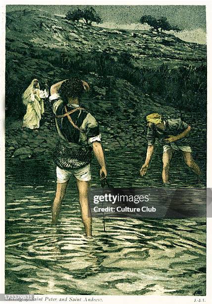 The Calling Of Saints Peter And Andrew Photos and Premium High Res