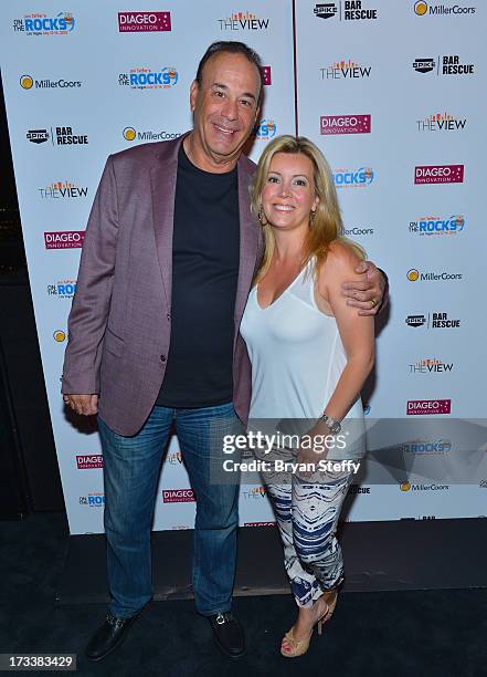 Nightclub & Bar Media Group President and host and Co-Executive Producer of the Spike television show 'Bar Rescue' Jon Taffer and Nicole Taffer...