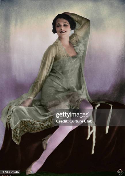Olga Chekhova - portrait of the Russian film actress. Born Olga Knipper, married Anton Chekhov 's nephew. 14 April 1897, Tbilisi 9 March 1980,...