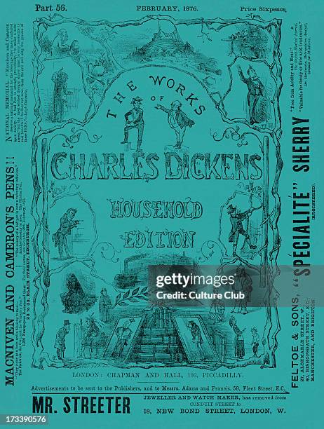 The Works of Charles Dickens: Household Edition. Part 56 , February 1876. Published by Champman and Hall, Picadilly, London. CD: English novelist: 7...