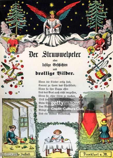 Der Struwwelpeter by Dr. Heinrich Hoffmann - introduction. 400 th edition, published 1917. German children 's book, first published 1844. Title...