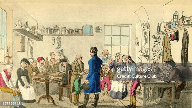 'Proteus visiting 'Comical Dick' in the Workhouse, an actor of great celebrity at one period of his life. 'Last scene of all,/ That ends this strange...