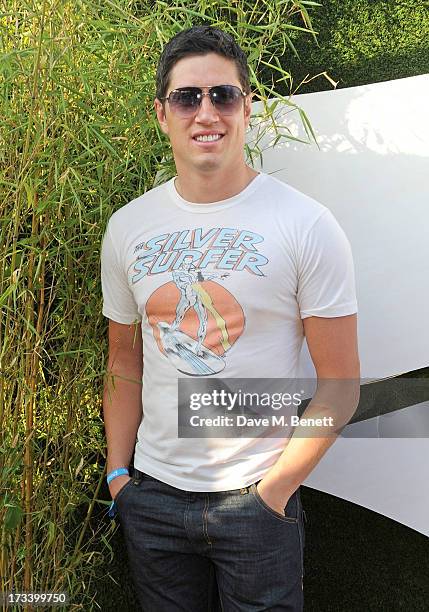 Vernon Kay attends the Barclaycard UNWIND VIP lounge at British Summer Time Hyde Park presented by Barclaycard on July 13, 2013 in London, England.