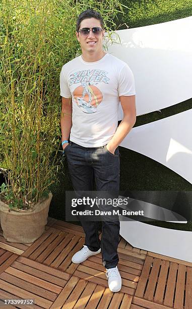 Vernon Kay attends the Barclaycard UNWIND VIP lounge at British Summer Time Hyde Park presented by Barclaycard on July 13, 2013 in London, England.