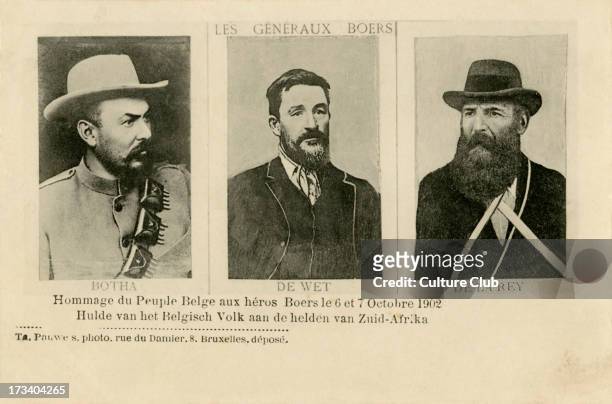 Generals Louis Botha , Christiaan de Wet and Koos de la Rey were three prominent generals in the Second Boer War .these three generals led a...