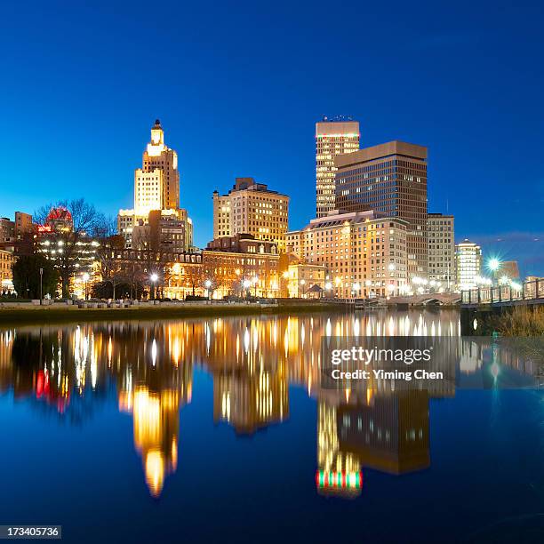 night of providence - providence stock pictures, royalty-free photos & images