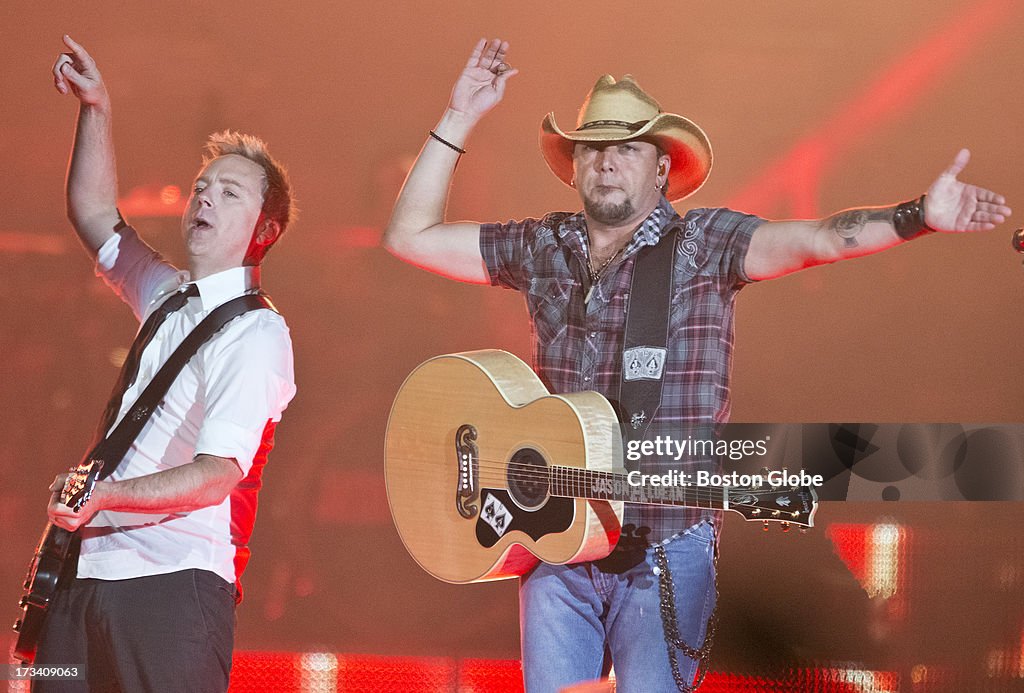 Jason Aldean In Concert At Fenway Park