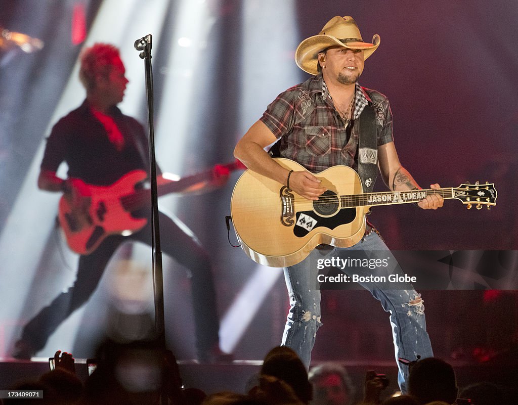 Jason Aldean In Concert At Fenway Park