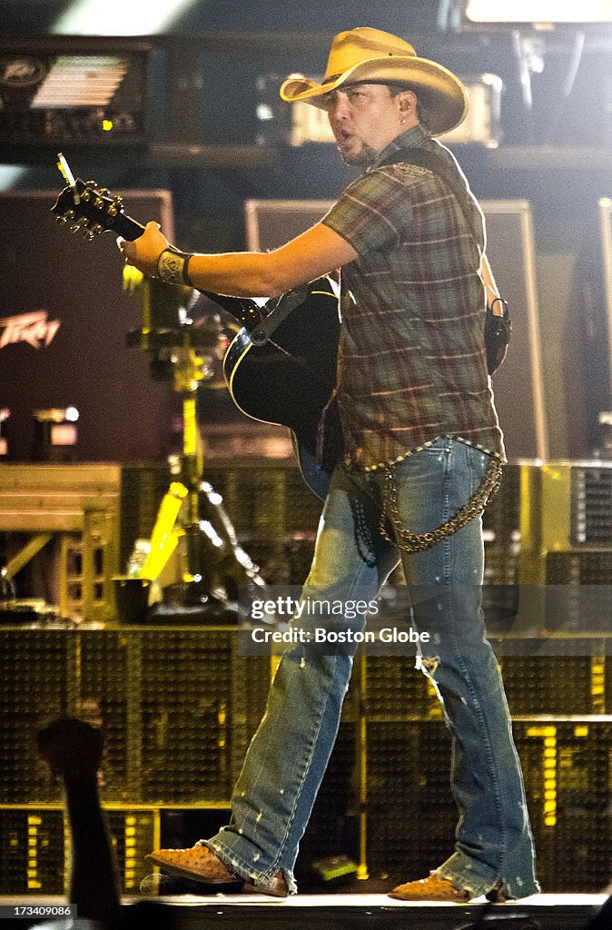 Jason Aldean In Concert At Fenway Park